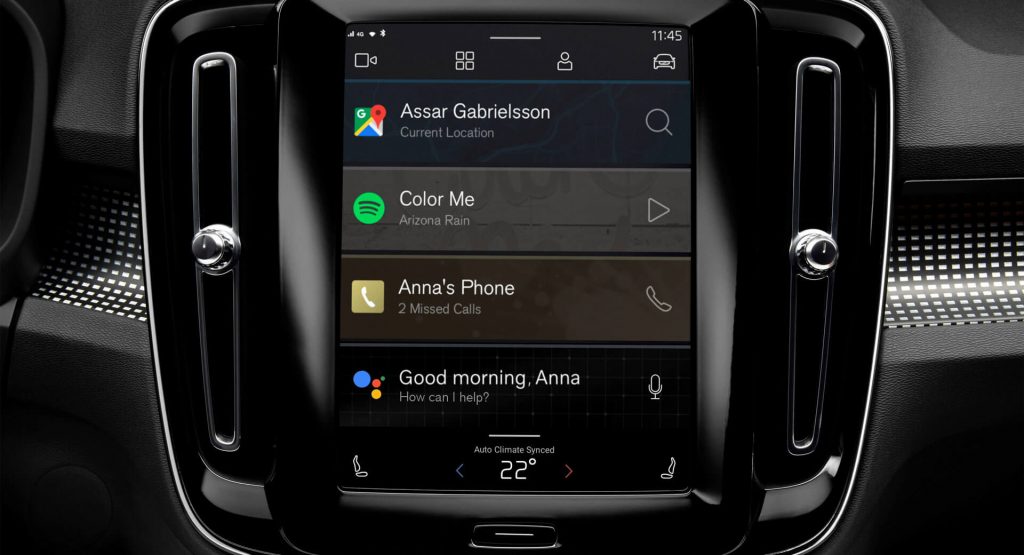  Electric Volvo XC40 Getting Android-Powered Infotainment System