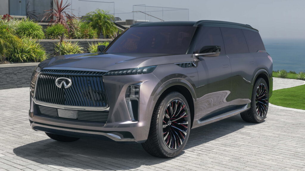  Infiniti QX Monograph Is An Anti-Wedge SUV That Previews The 2025 QX80